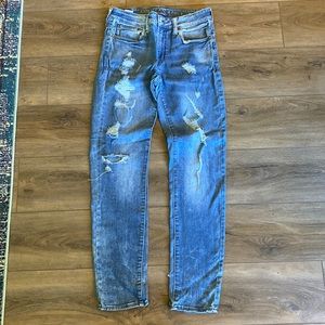 American Eagle Washed Ripped Jeans